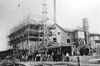 Basaltwerk-Neubau Beginn: 1897