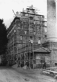 Bau der Brauerei in Jahren 1899 und 1900