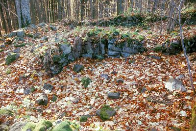 Keltische Wallanlage auf dem Gangolfsberg bei Oberelsbach