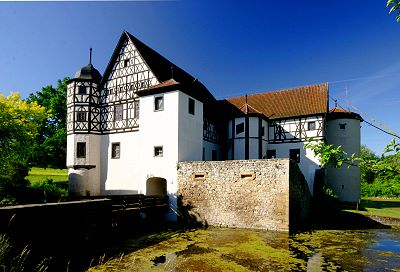 Wasserschloss Rossrieth bei Mellrichstadt